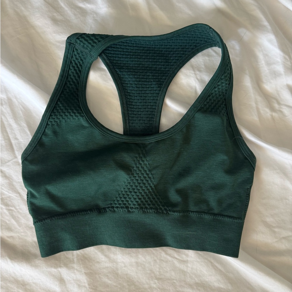 Alphalete Dark Green Sports Bra